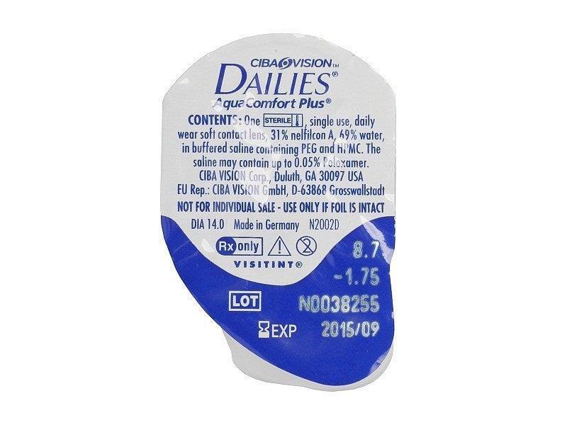 Dailies Aquacomfort Plus Contact Lenses (30pk)