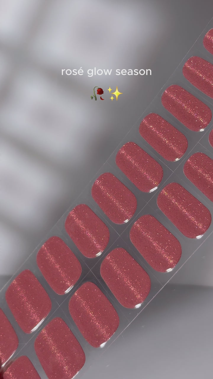 Strawberry n Spice Gel Nail Sticker Set