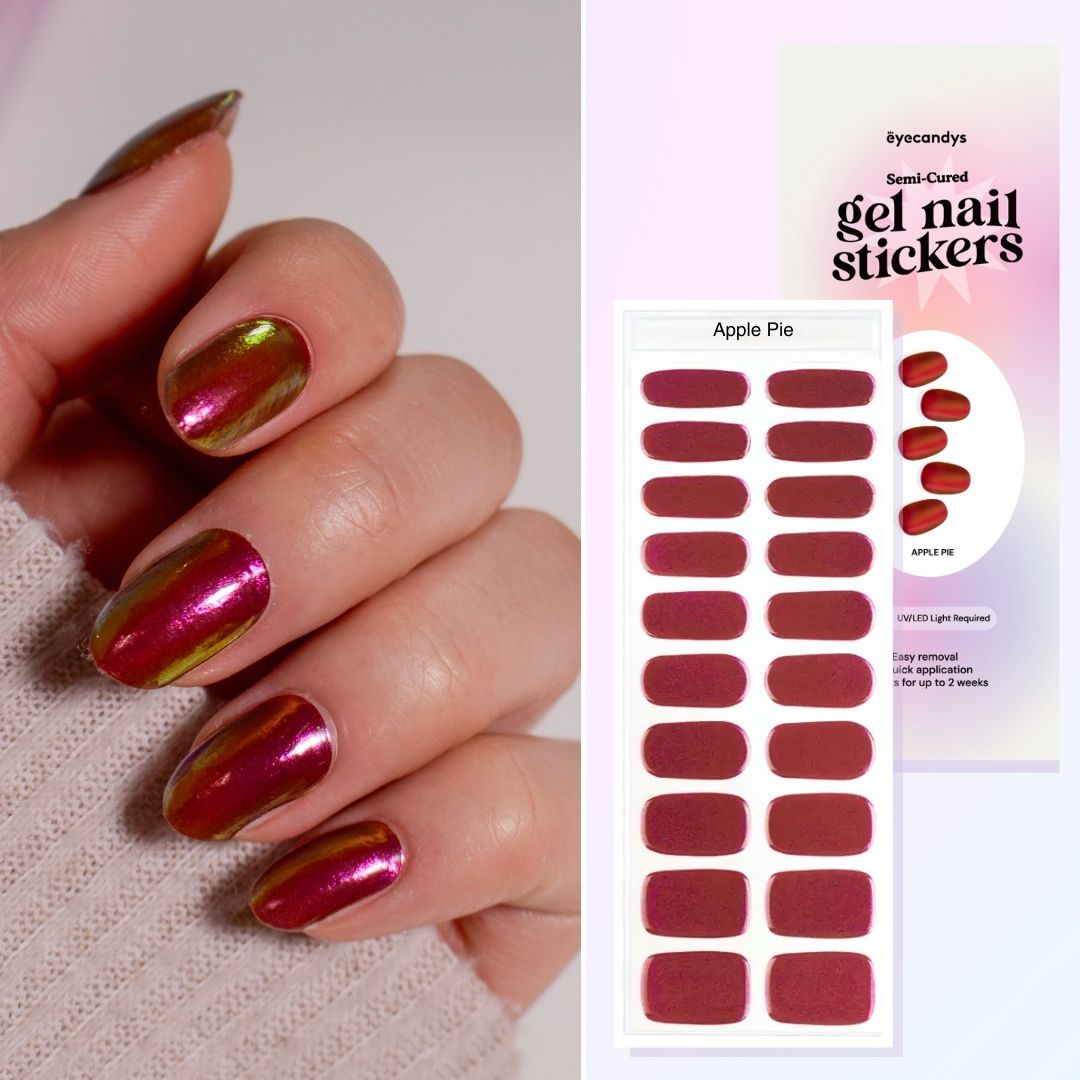 Apple Pie Gel Nail Sticker Set