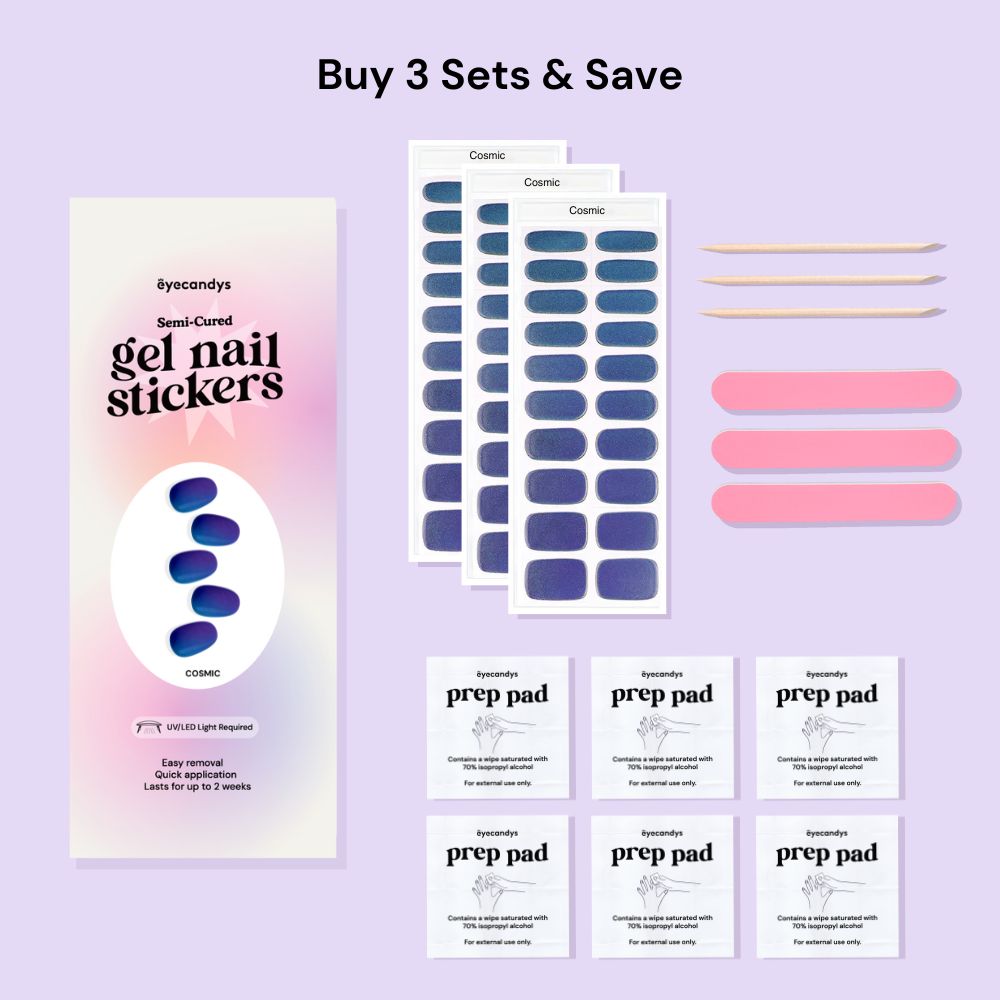 Cosmic Gel Nail Sticker Set