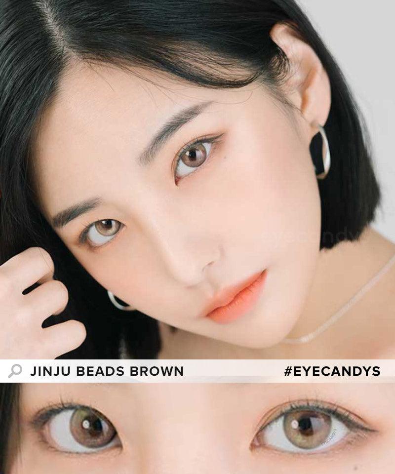 Jinju Beads 1-Day Brown (10pk)