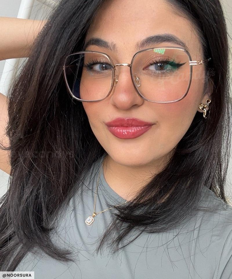 Therese Oversized Square Glasses