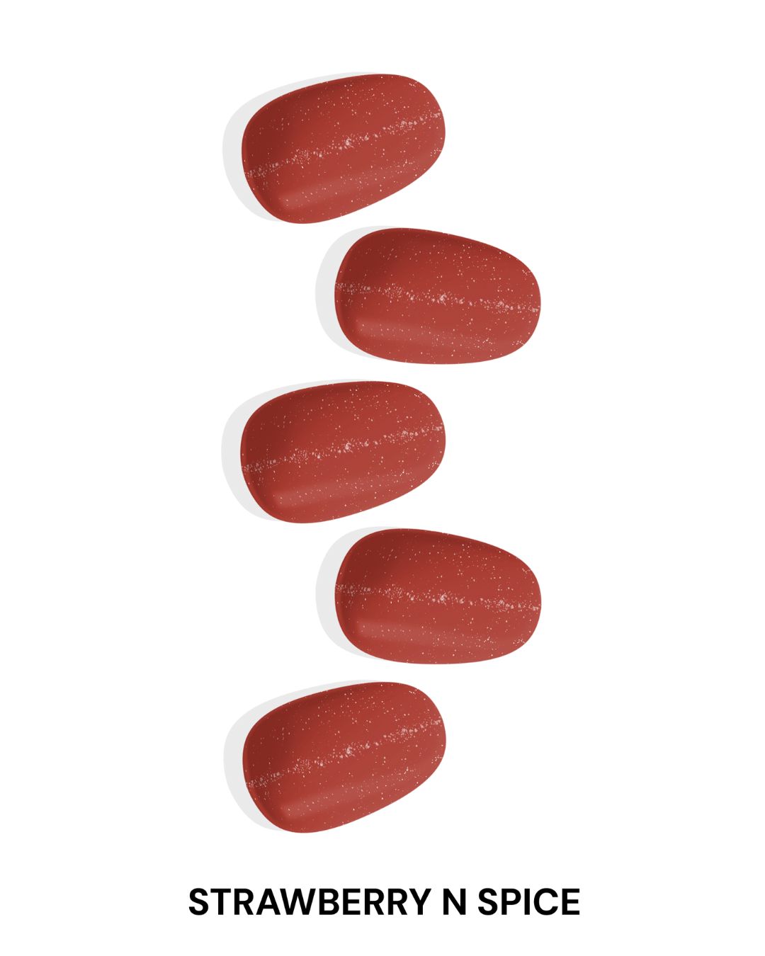 Strawberry n Spice Gel Nail Sticker Set