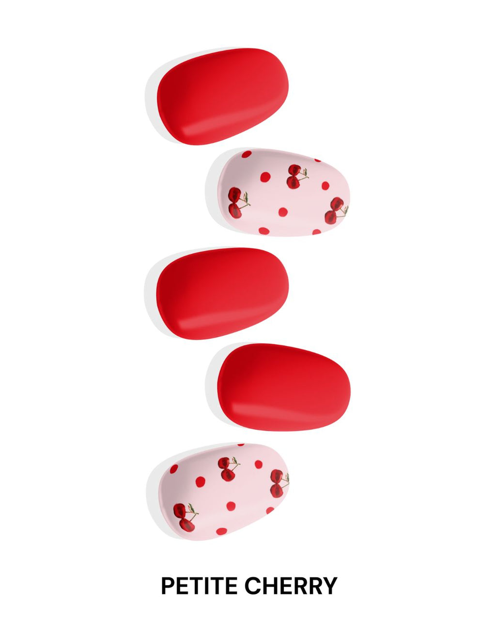 Petite Cherry Gel Nail Sticker Set