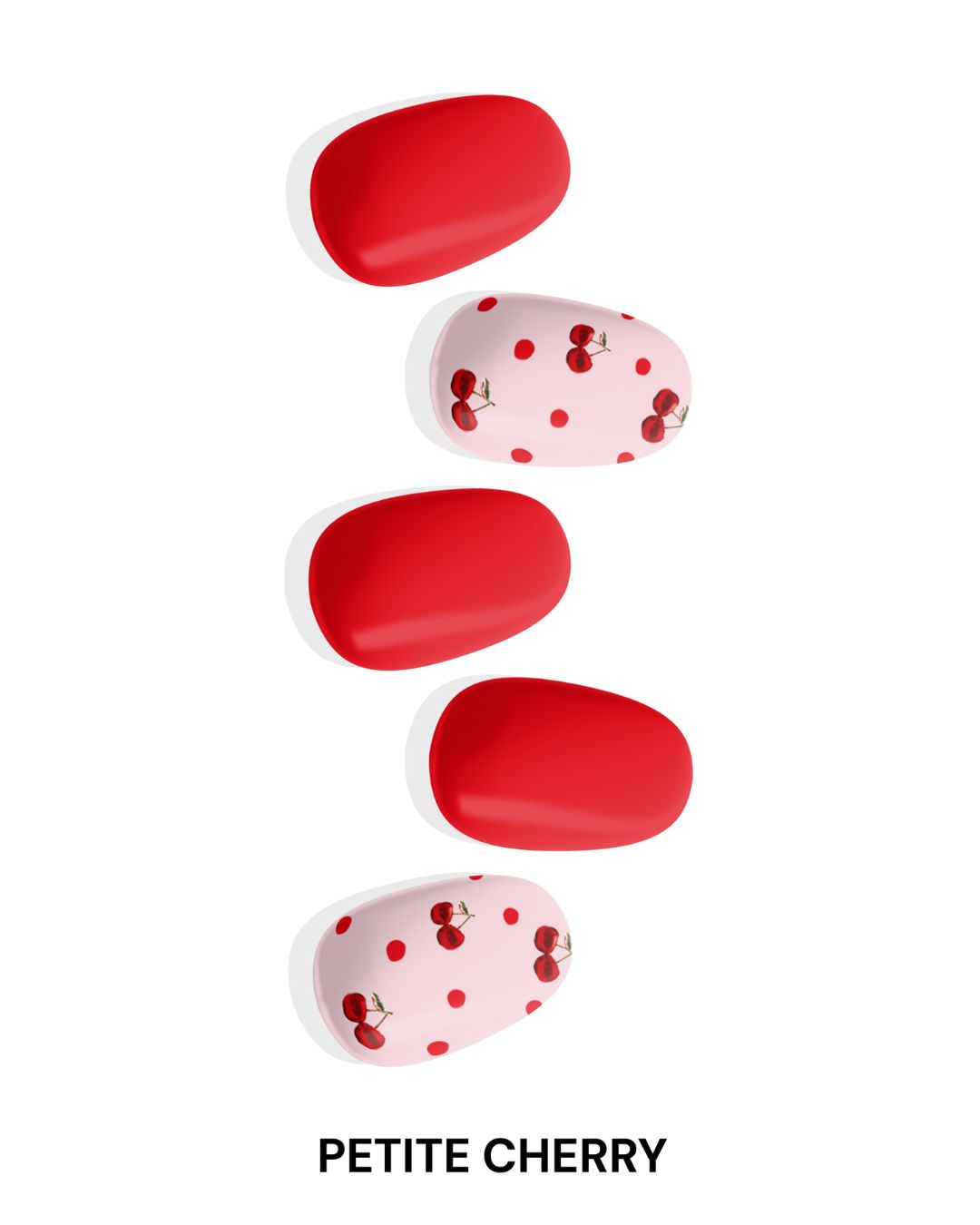 Petite Cherry Gel Nail Sticker Set