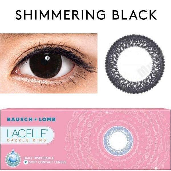 Lacelle Dazzle Ring Shimmering Black (30pk)