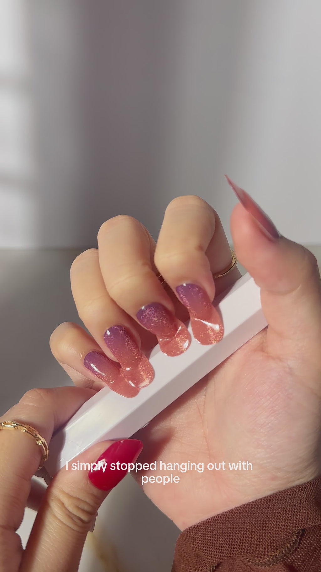 Sunset Sangria Gel Nail Sticker Set