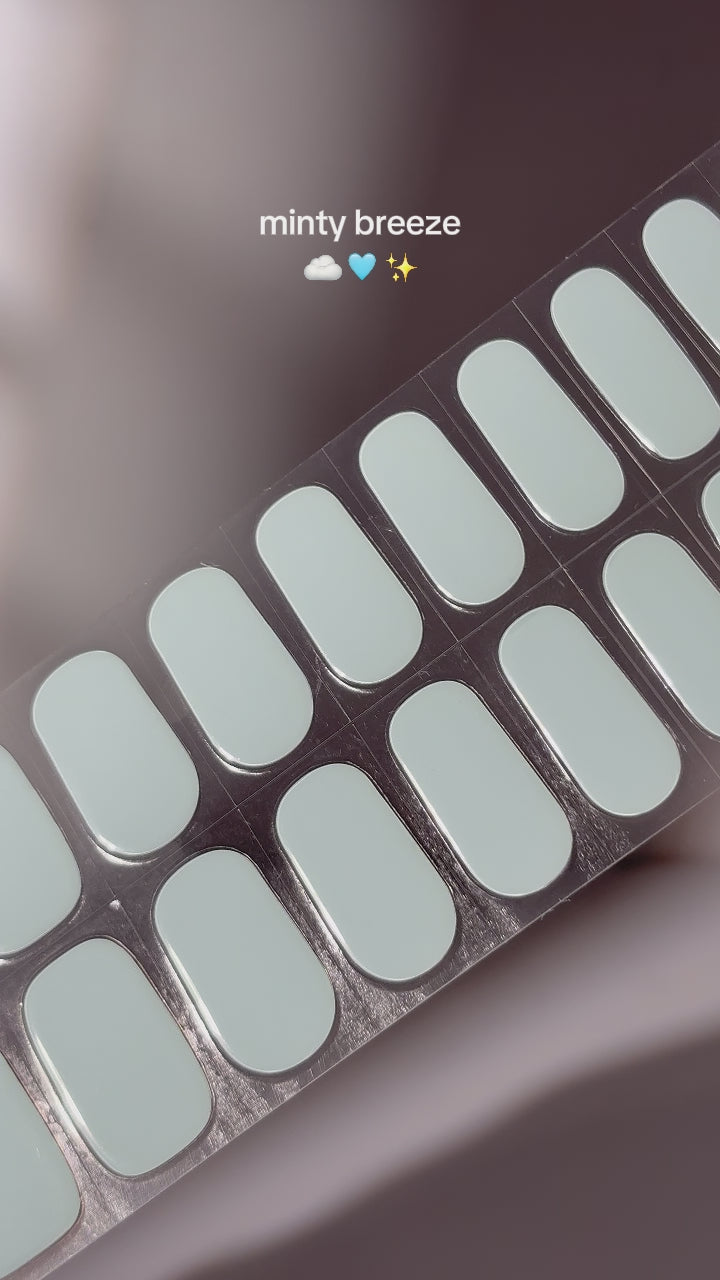Mint Condition Gel Nail Sticker Set