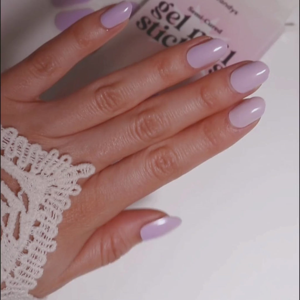 French Lavender Nail Sticker Set