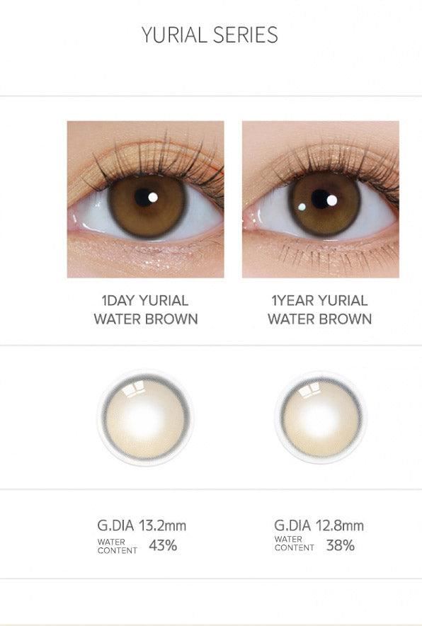 Yurial Water Brown 1-Day (10pk)