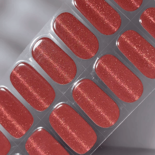Strawberry n Spice Gel Nail Sticker Set