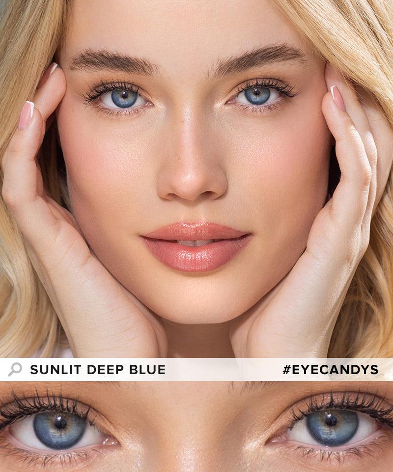 Sunlit Deep Blue