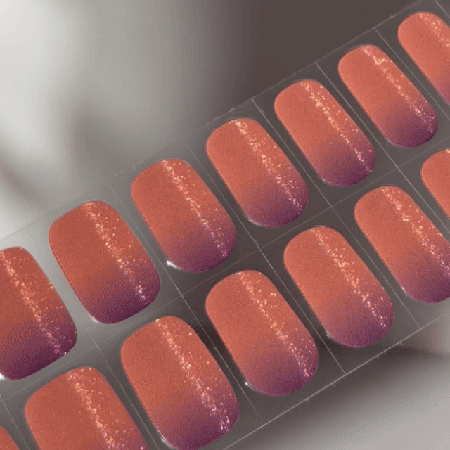 Sunset Sangria Gel Nail Sticker Set